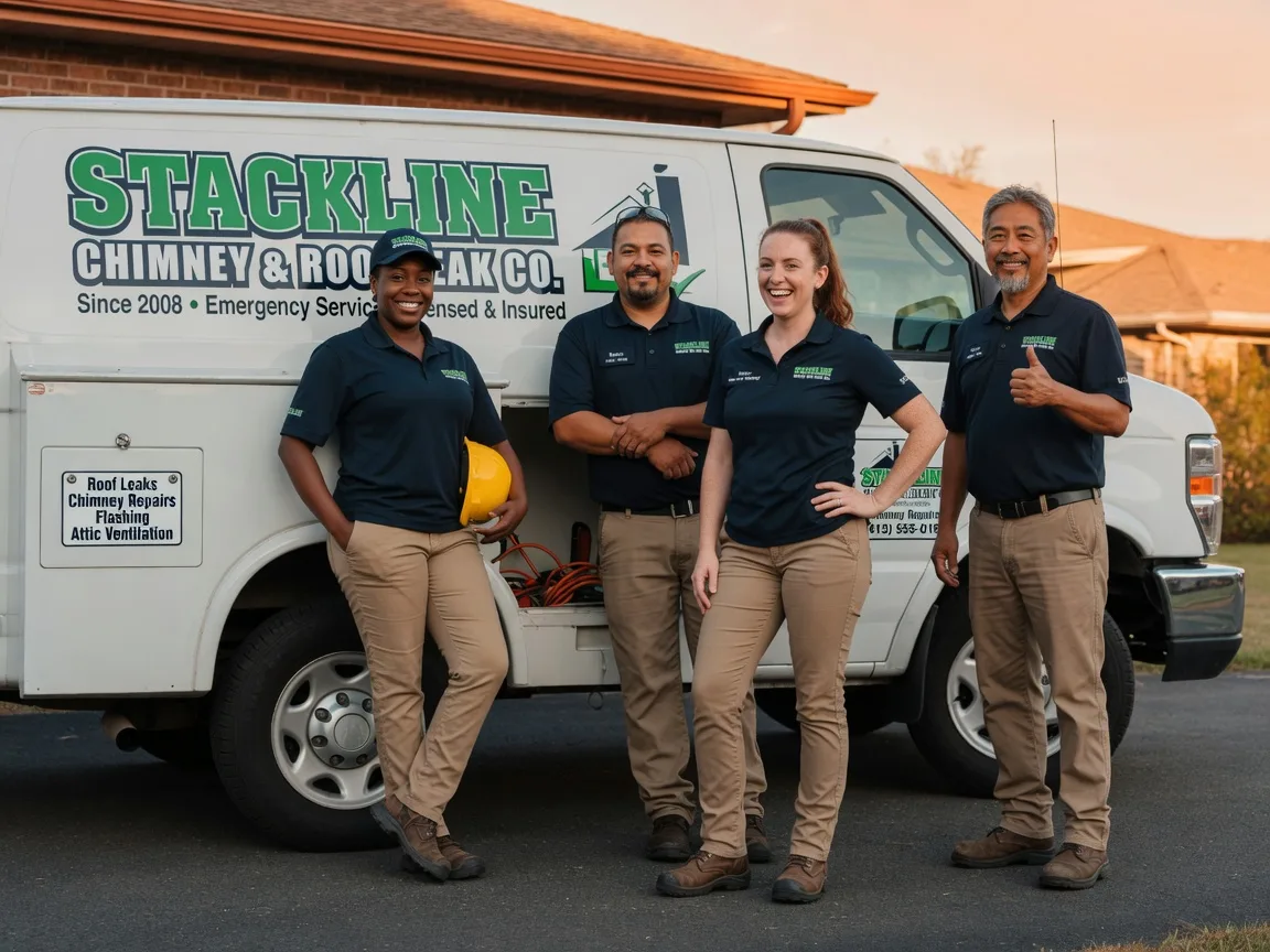Chimney flashing repair company in Effie, LA
